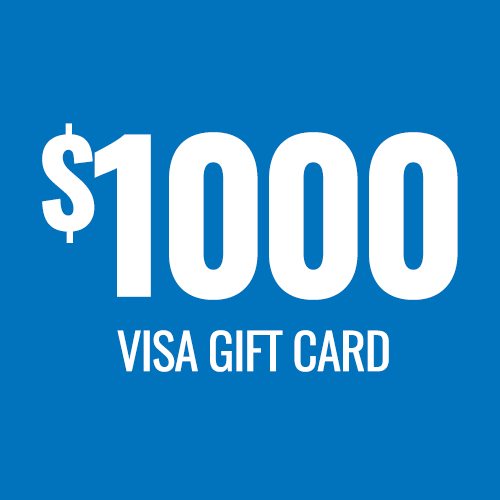 $1000 Visa Gift Card